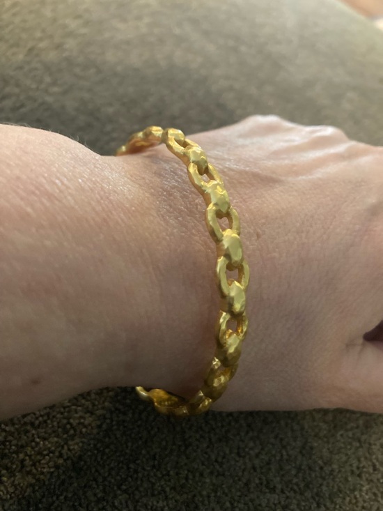 Julie Vos Jewelry - Julie Vos Gold Link bangle Bracelet.